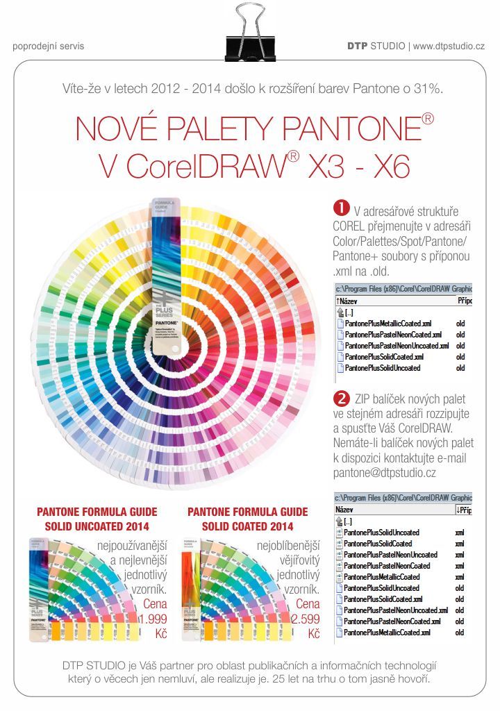 produktovy servis pantone