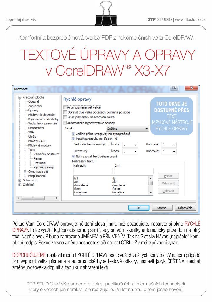 produktovy servis textove opravy